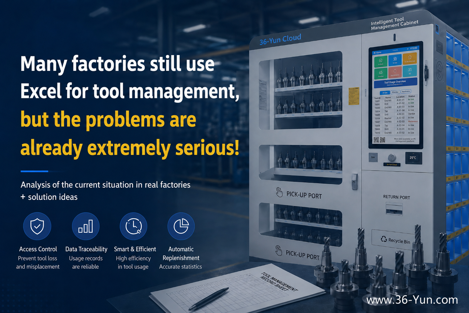 Article cover for Excel tool management and smart cabinet solutions
